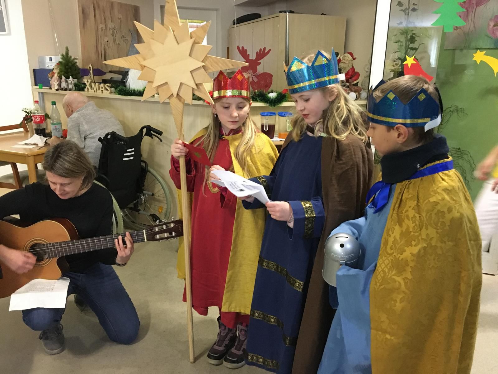 Sternsinger in unserer Einrichtung