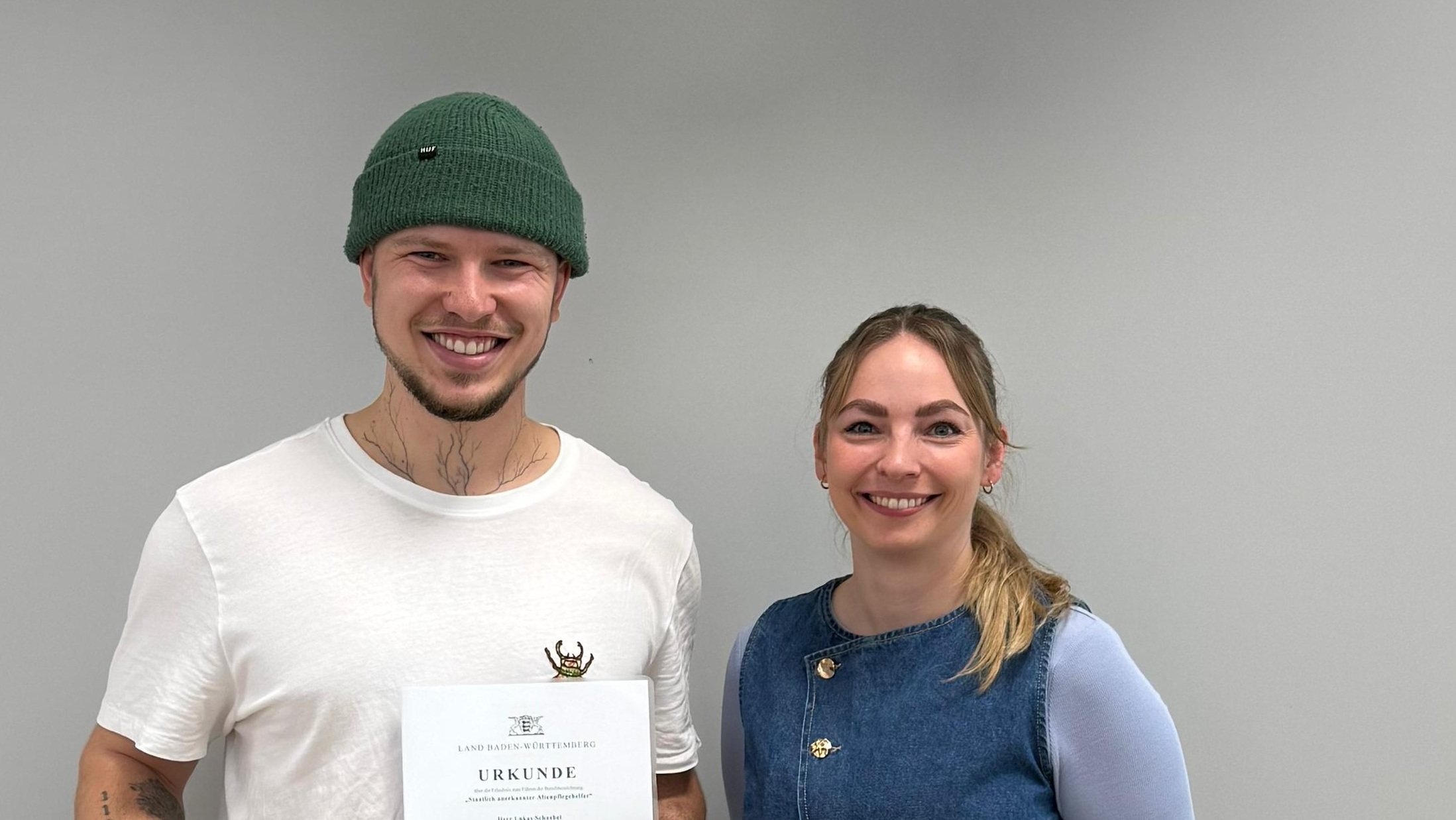 Herzlichen Glückwunsch, Lukas!