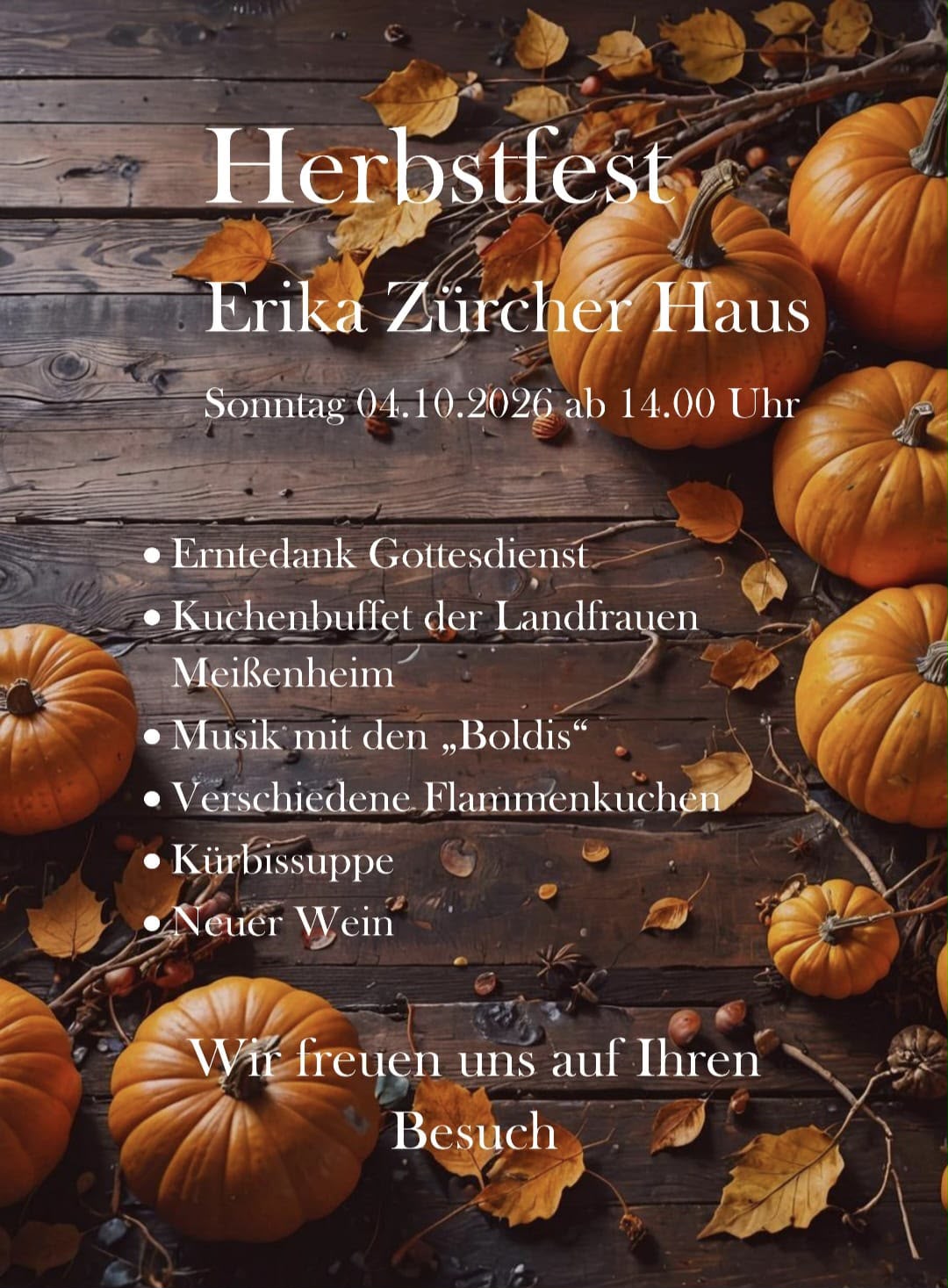 Herbstliche Genüsse beim Herbstfest